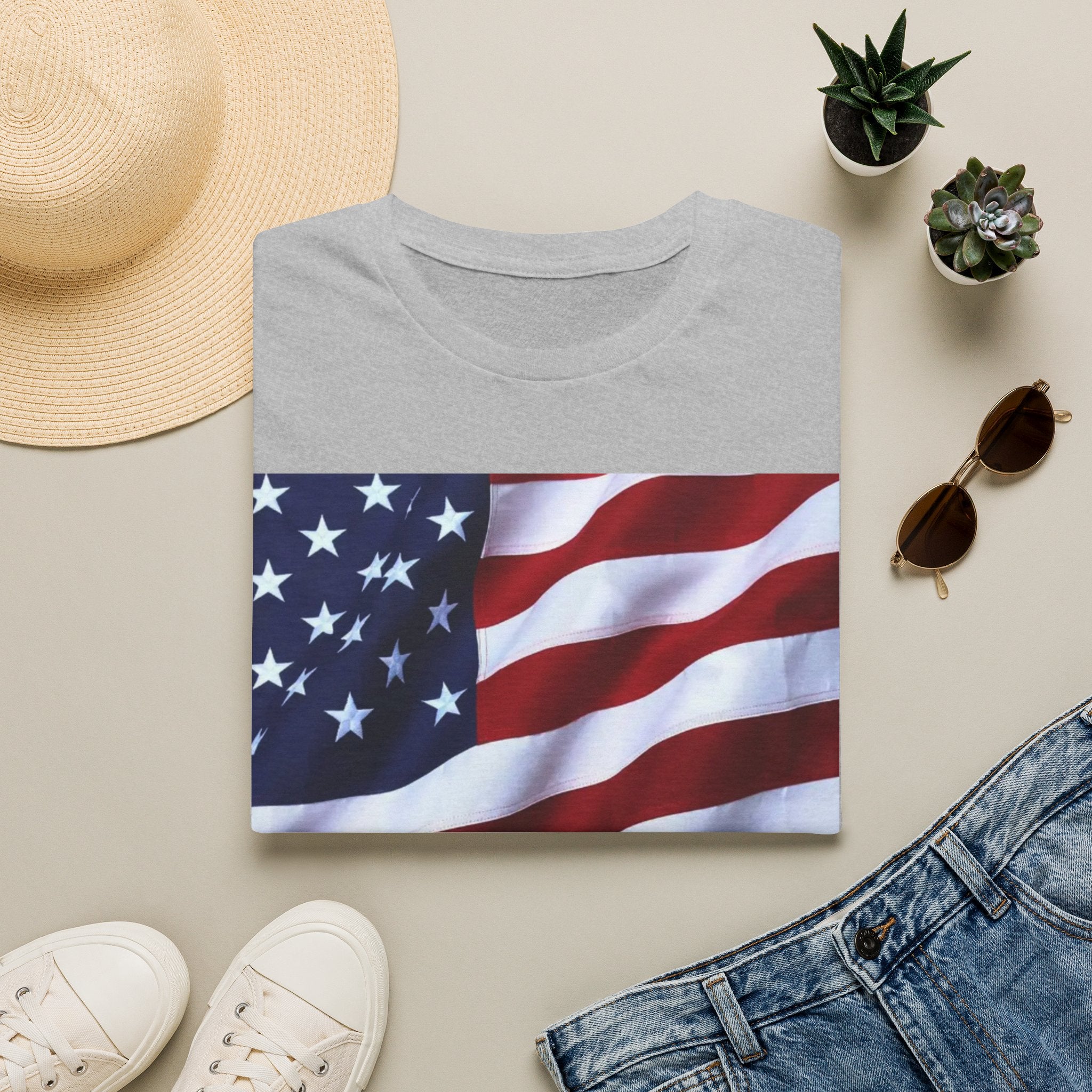 Vote American Flag T-Shirt — Patriotic Election Tee