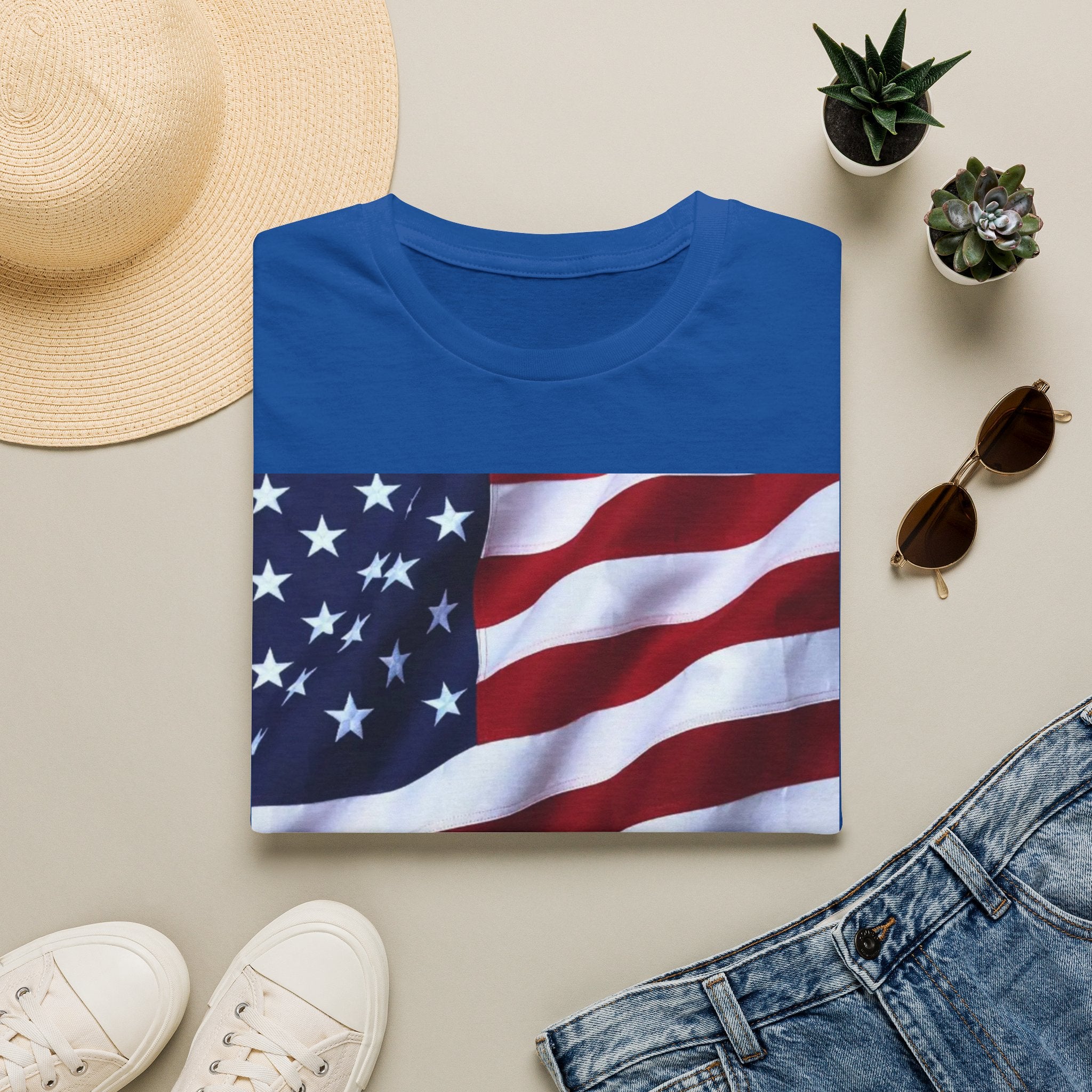 Vote American Flag T-Shirt — Patriotic Election Tee