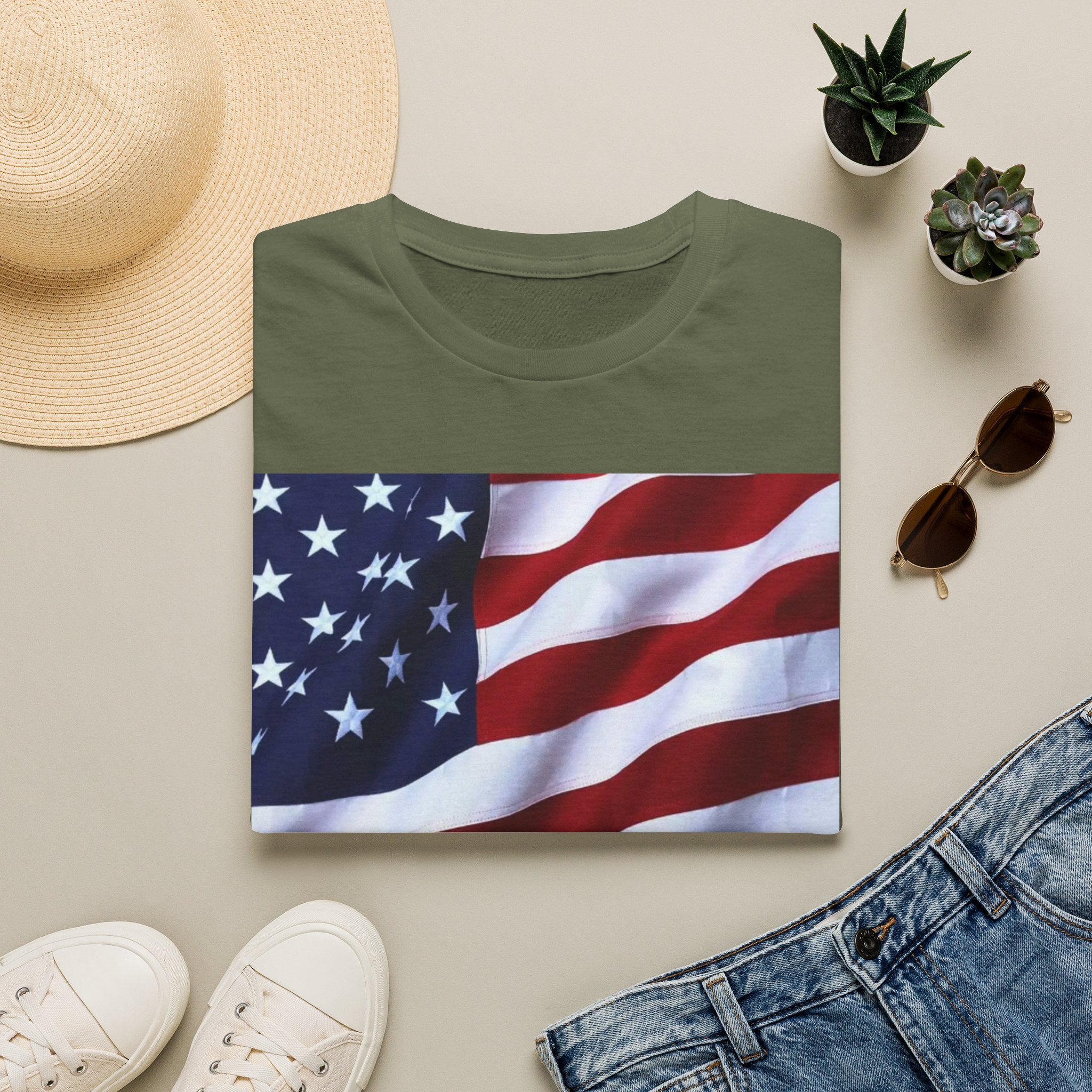 Vote American Flag T-Shirt — Patriotic Election Tee