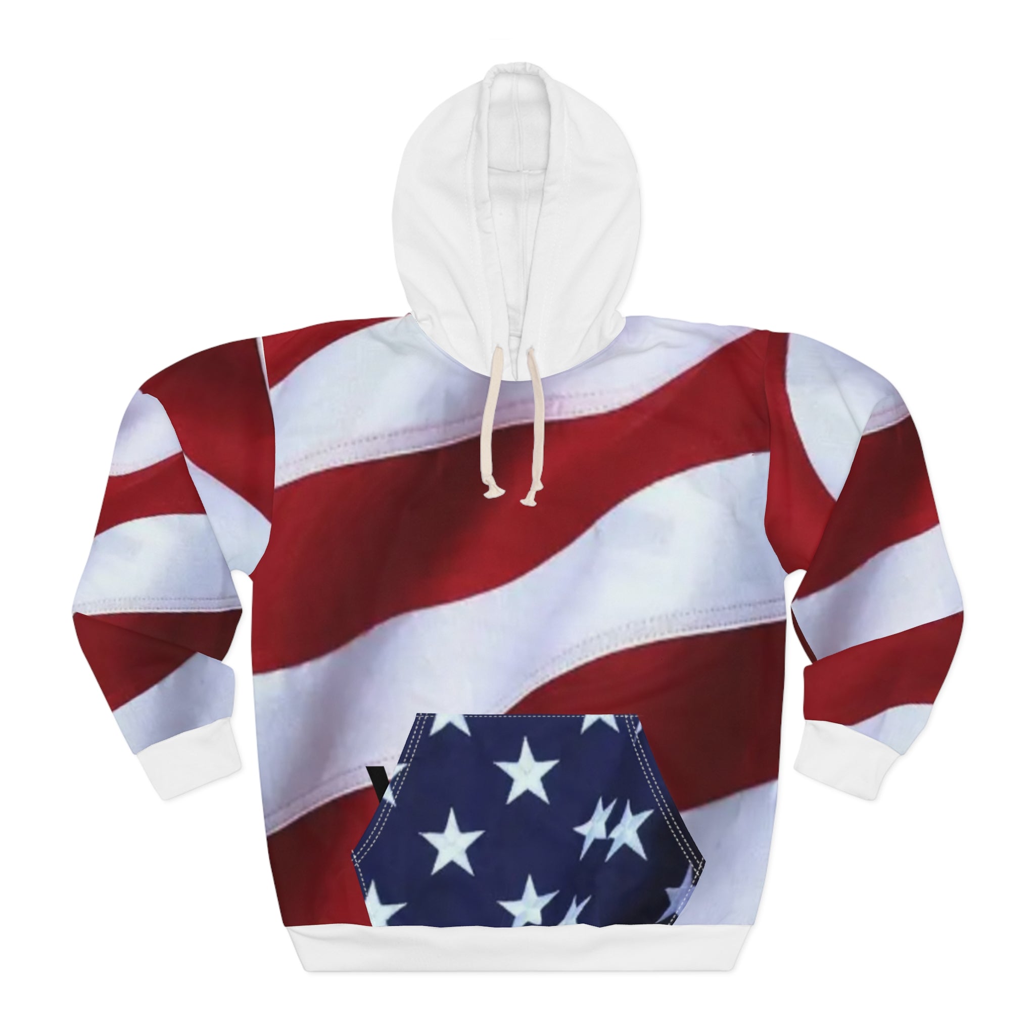 American Flag Hoodie VOTE. Political Shirt