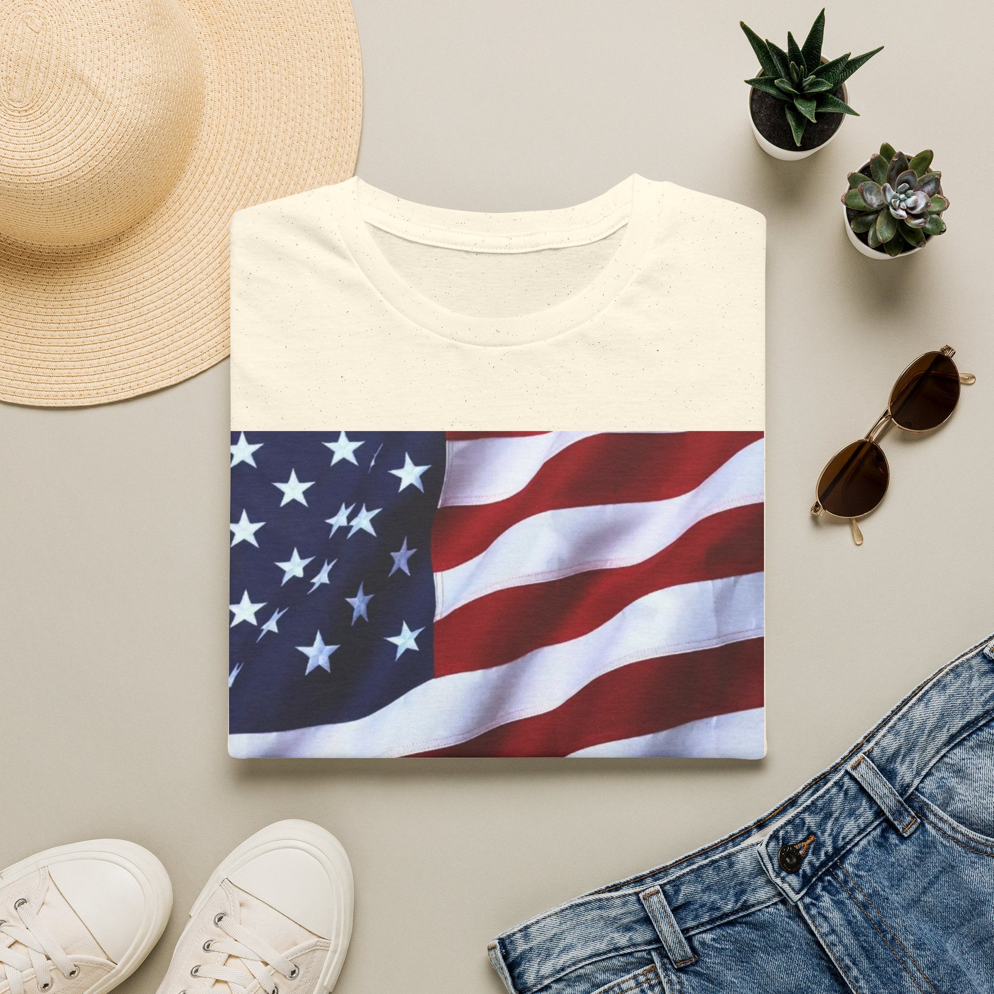 Vote American Flag T-Shirt — Patriotic Election Tee