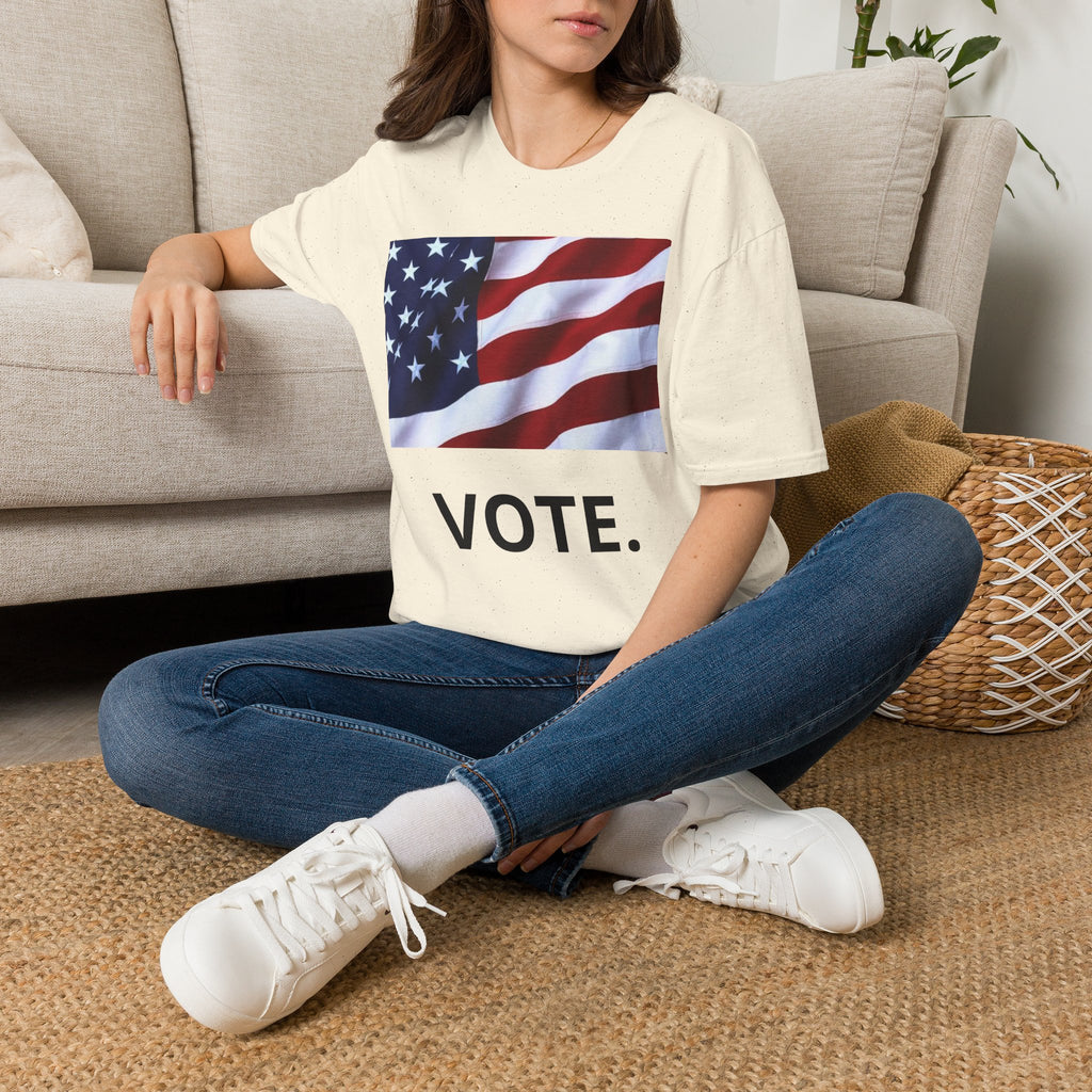 Vote American Flag T-Shirt — Patriotic Election Tee