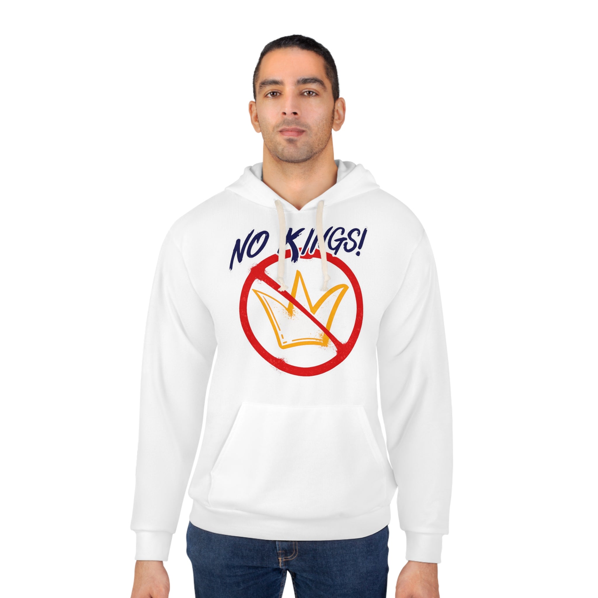 Hoodie — "No Kings!" Protest Graphic Pullover