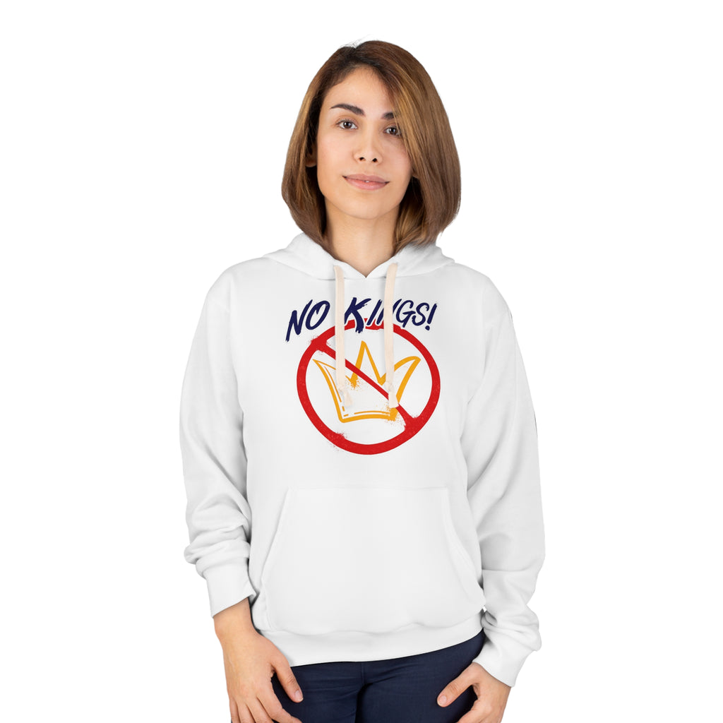 Hoodie — "No Kings!" Protest Graphic Pullover