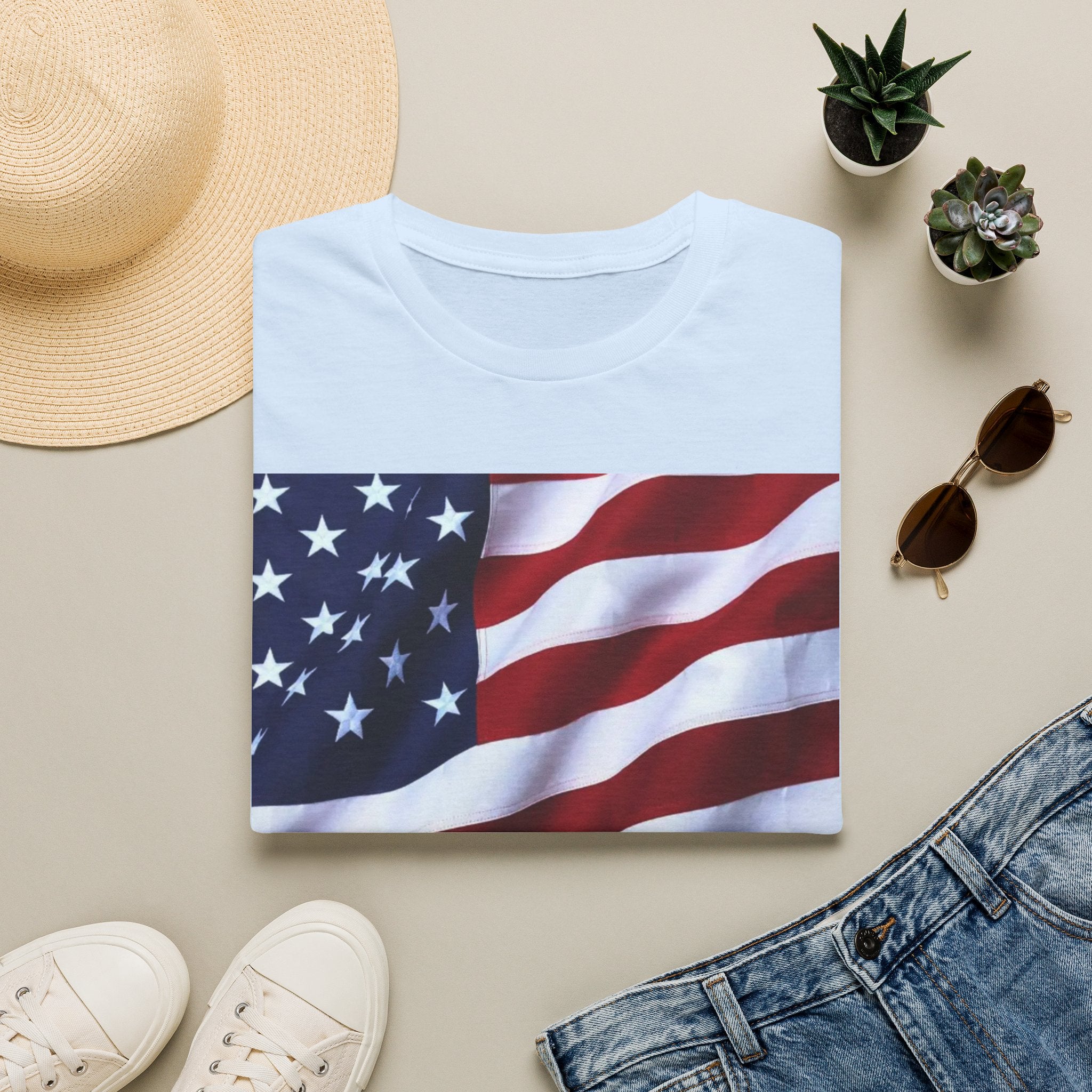 Vote American Flag T-Shirt — Patriotic Election Tee