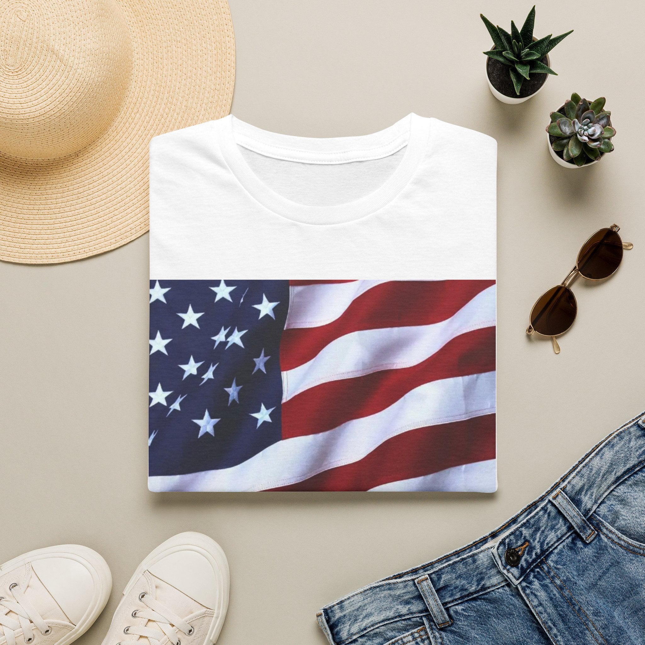 Vote American Flag T-Shirt — Patriotic Election Tee