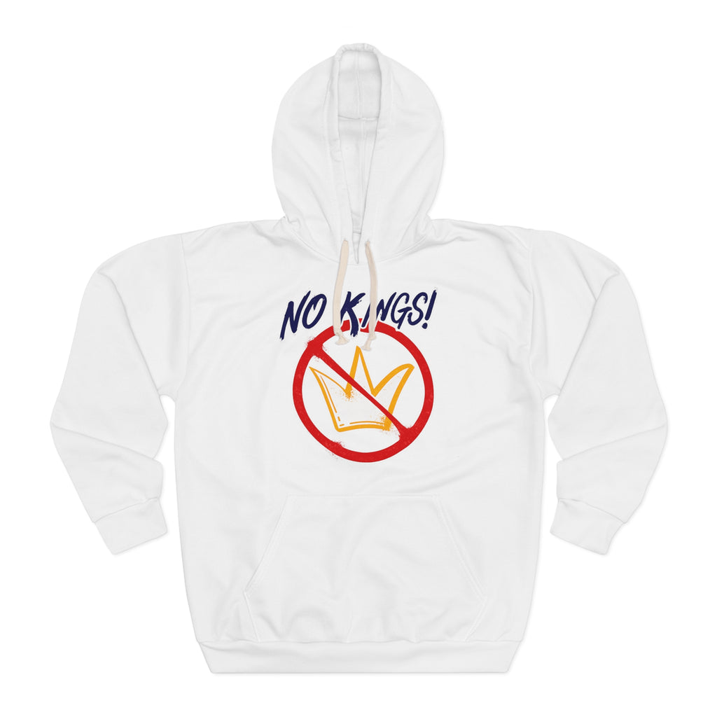 Hoodie — "No Kings!" Protest Graphic Pullover