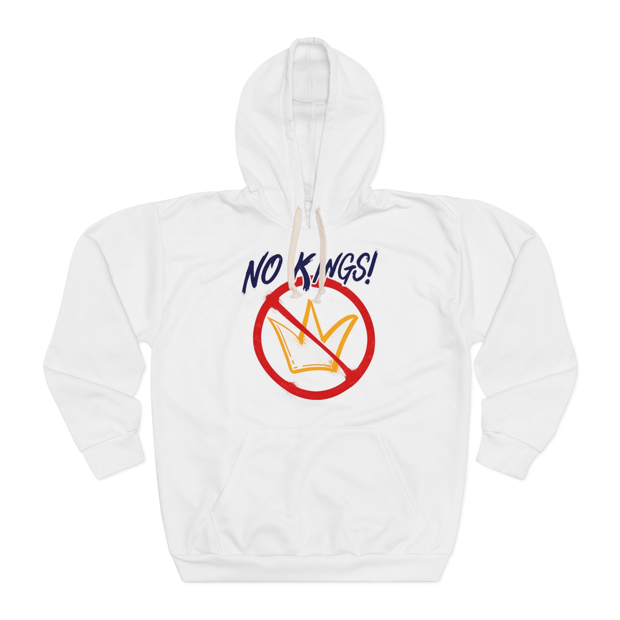 Hoodie — "No Kings!" Protest Graphic Pullover